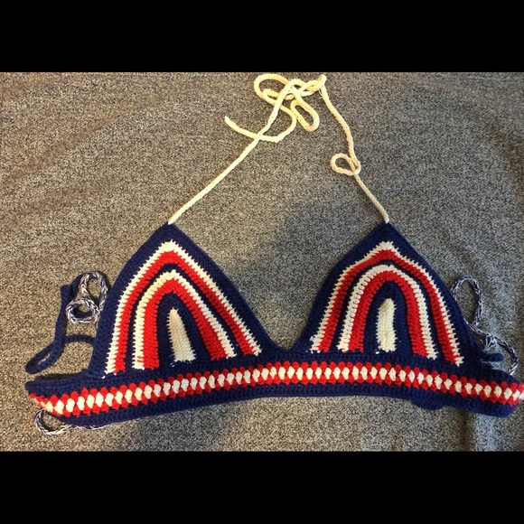 Urban outfitters knitted bikini top. - Picture 2 of 2